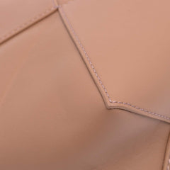 Mini Shiny Calfskin Puzzle Fold Tote