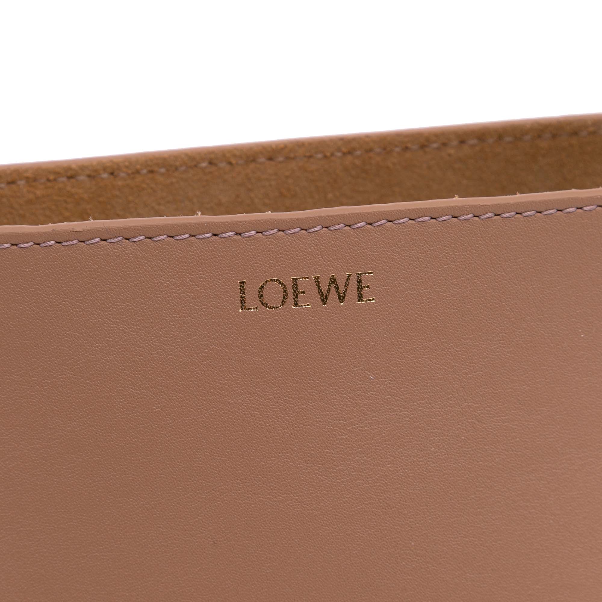 Mini Shiny Calfskin Puzzle Fold Tote