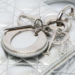 Small Metallic Grained Calfskin Cannage My ABCDior Lady Dior