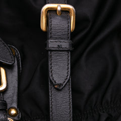 Tessuto Canapa Logo Satchel