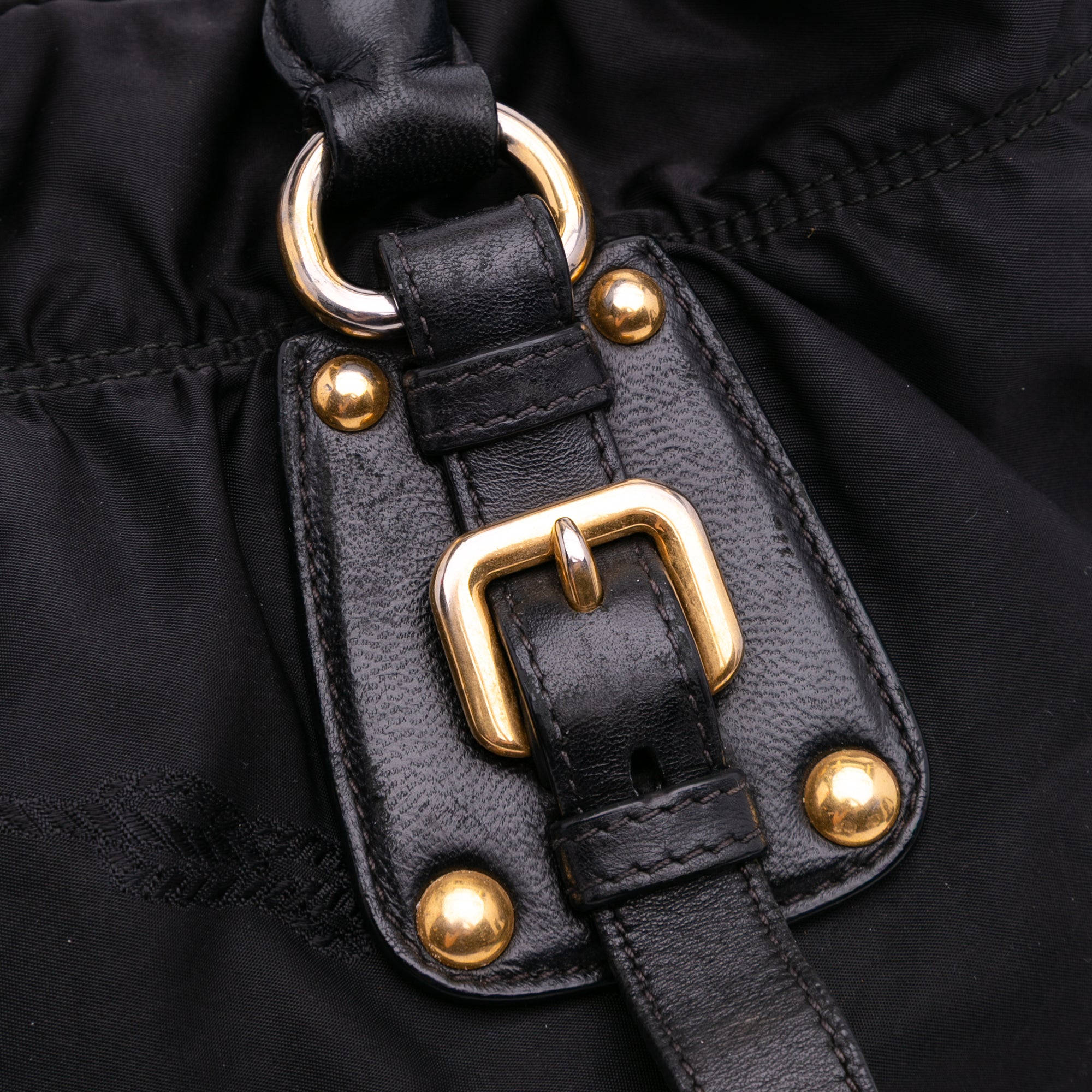 Tessuto Canapa Logo Satchel