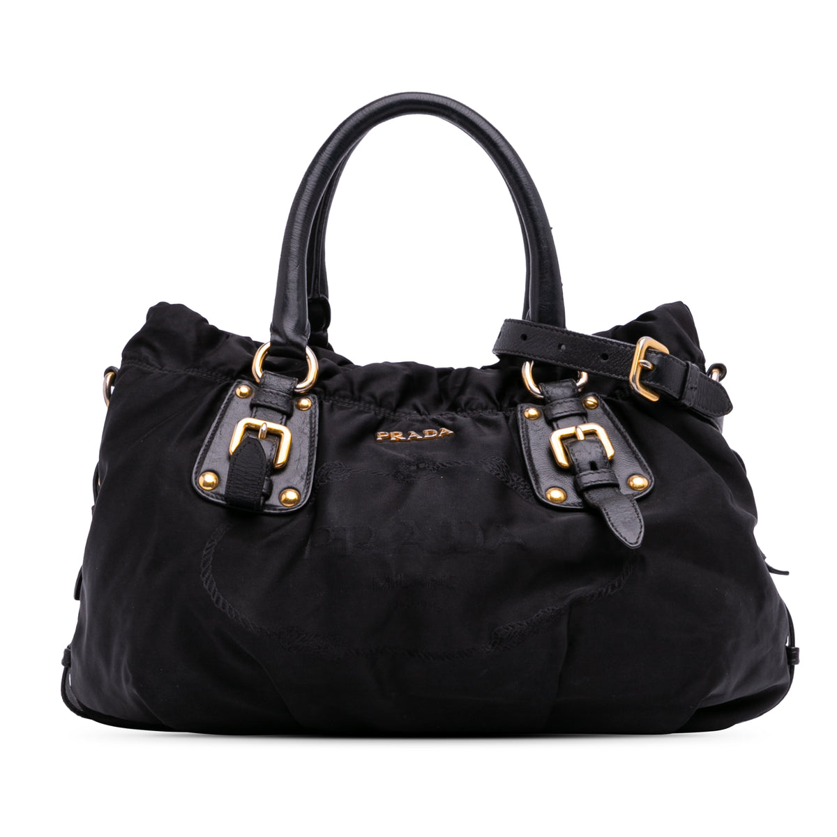 Tessuto Canapa Logo Satchel