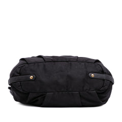 Tessuto Canapa Logo Satchel