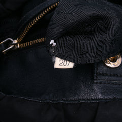 Tessuto Canapa Logo Satchel