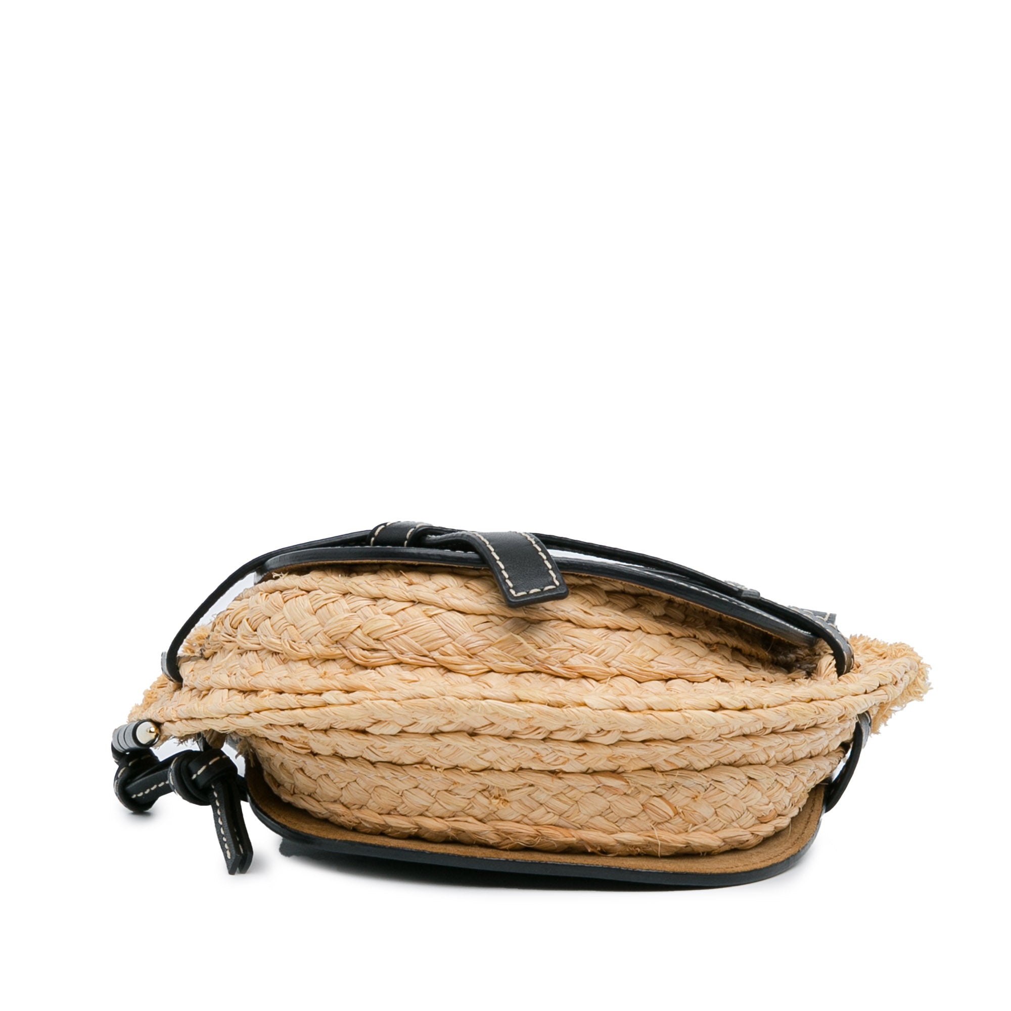 Mini Raffia Gate Crossbody