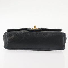 Chanel Vintage Square Classic Double Flap Bag Quilted Leather