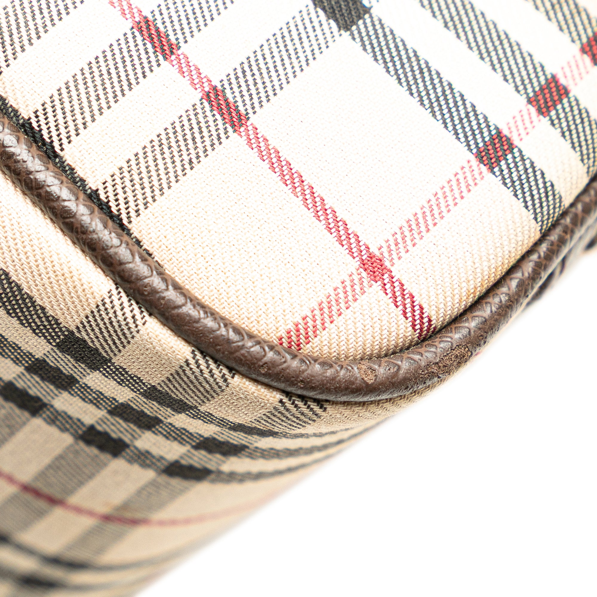 House Check Canvas Handbag