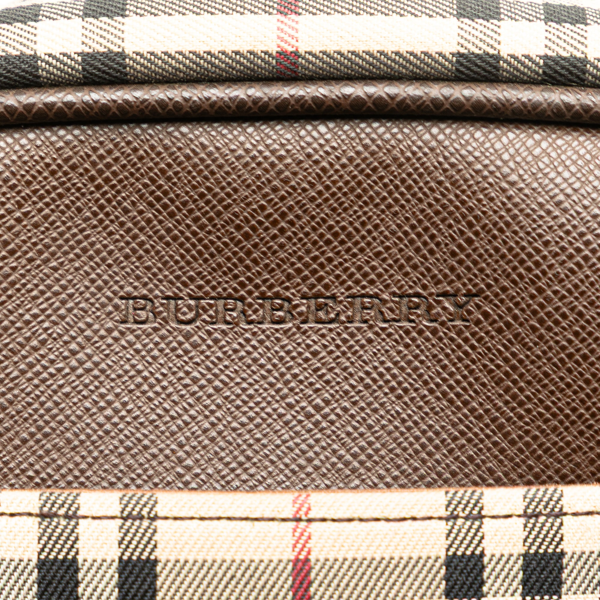 House Check Canvas Handbag