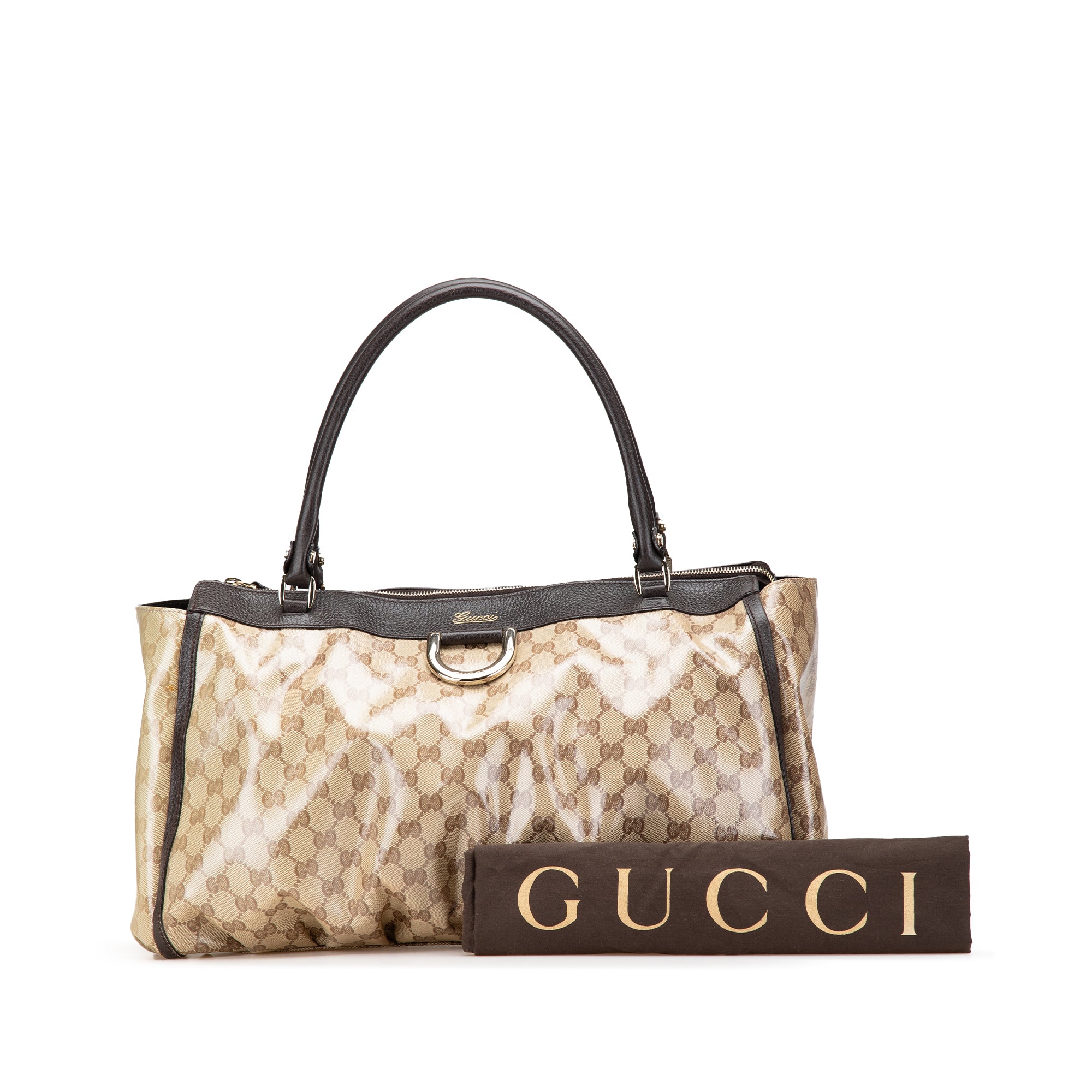 Large GG Crystal Abbey D Ring Tote