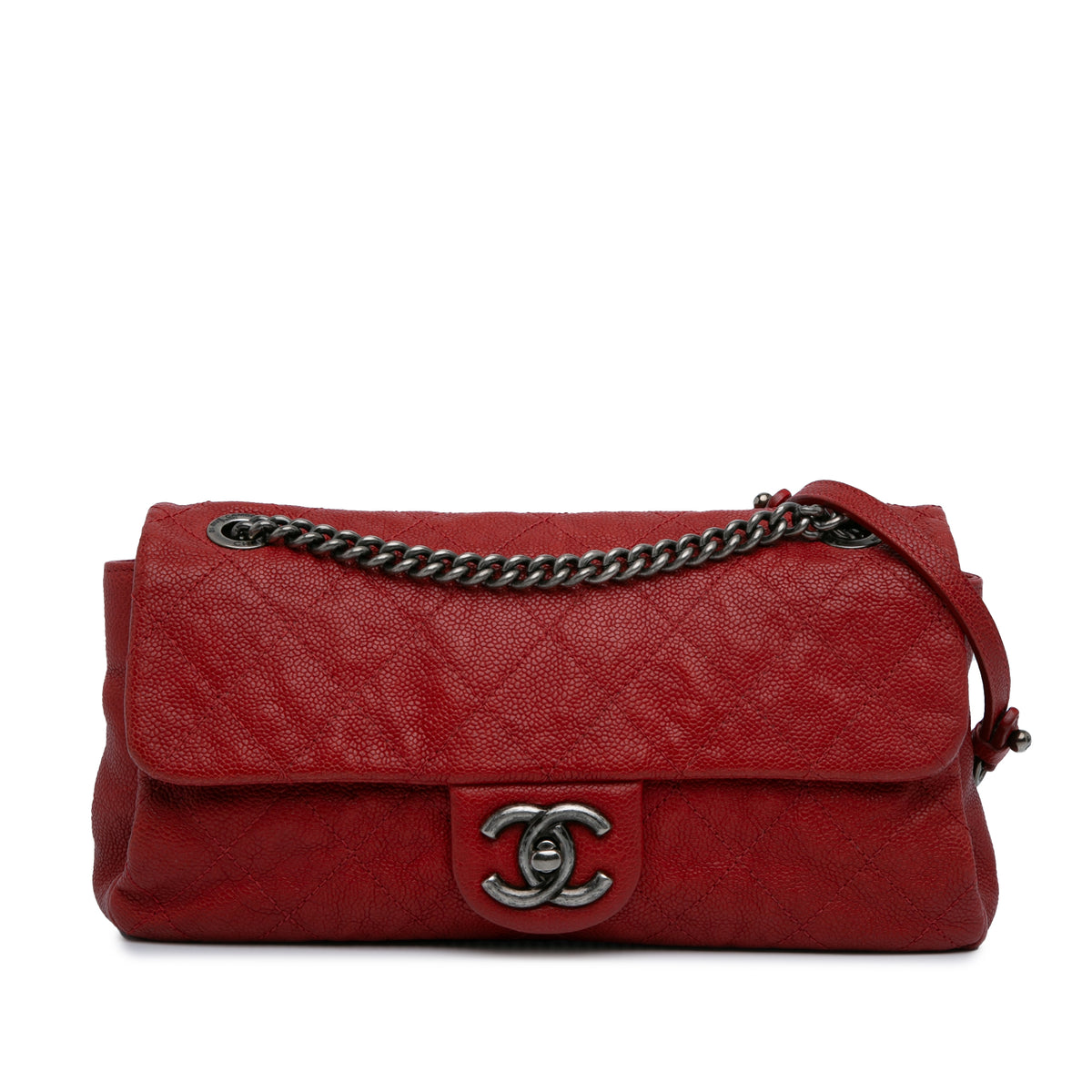 Medium Quilted Caviar Easy Flap_0