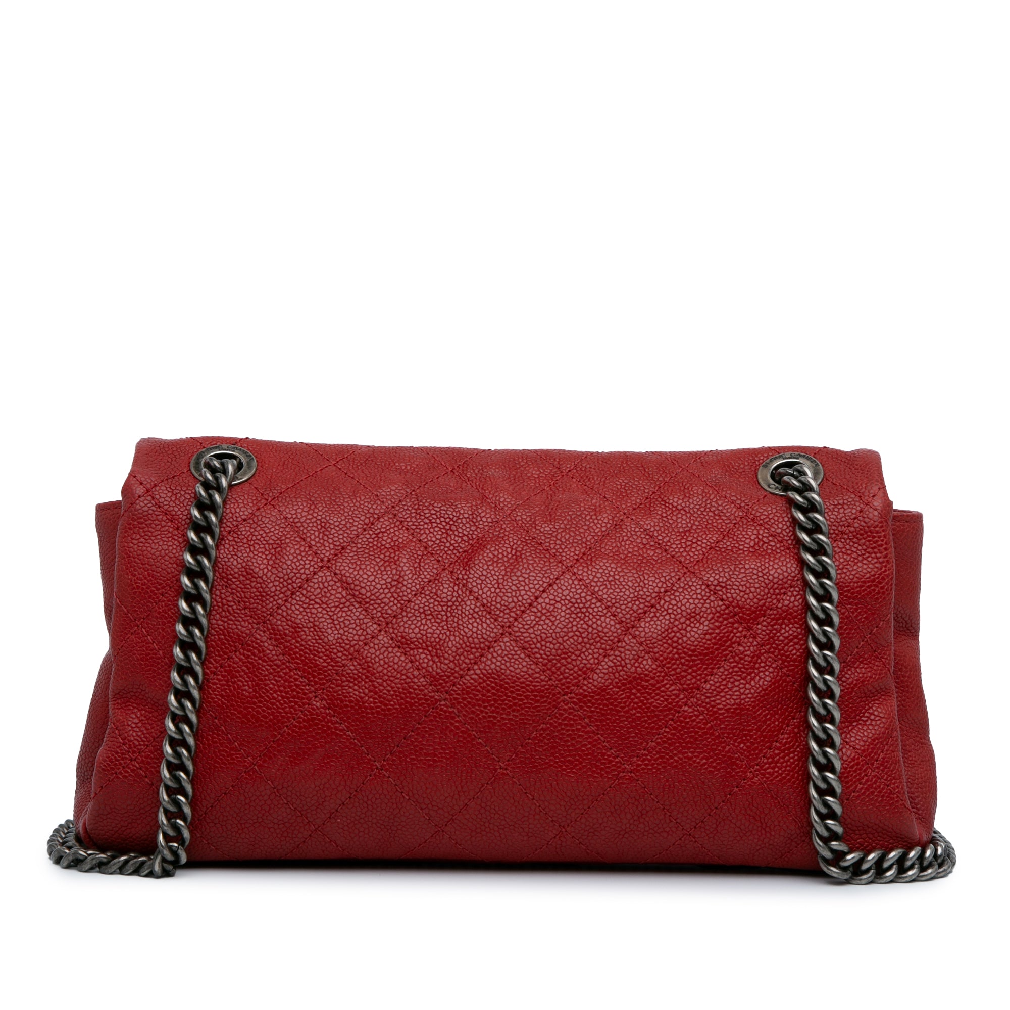 Medium Quilted Caviar Easy Flap