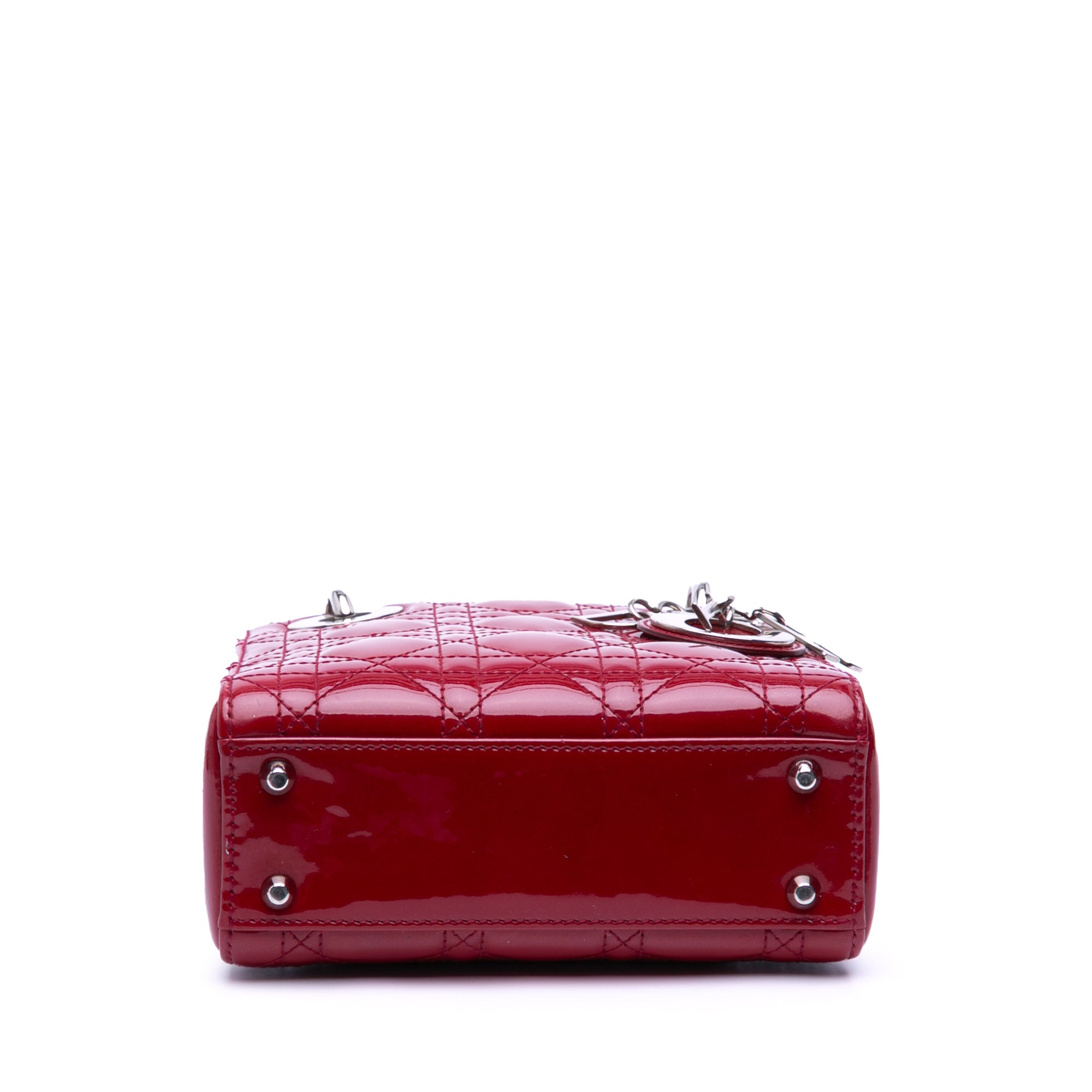 Mini Patent Cannage Lady Dior