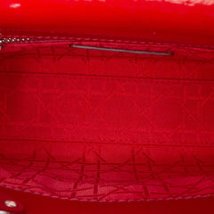 Mini Patent Cannage Lady Dior