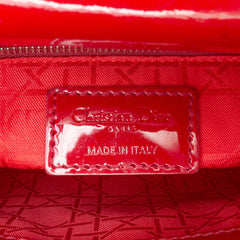Mini Patent Cannage Lady Dior