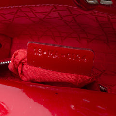 Mini Patent Cannage Lady Dior