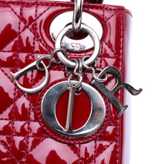 Mini Patent Cannage Lady Dior