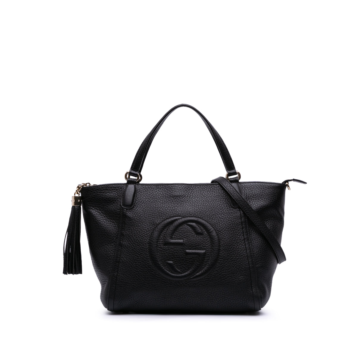 Small Pebbled Leather Soho Cellarius Satchel