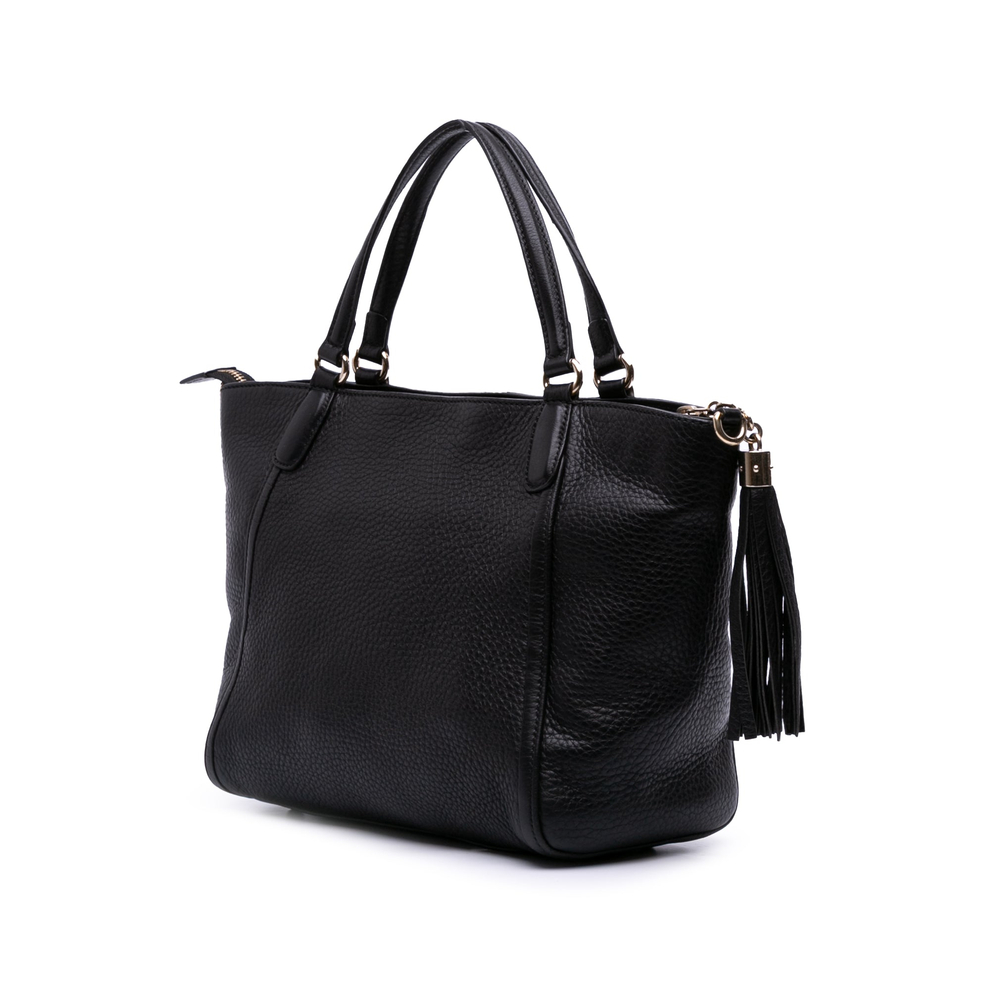 Small Pebbled Leather Soho Cellarius Satchel