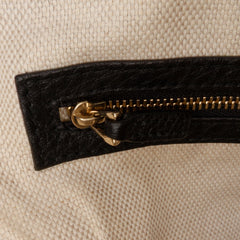 Small Pebbled Leather Soho Cellarius Satchel