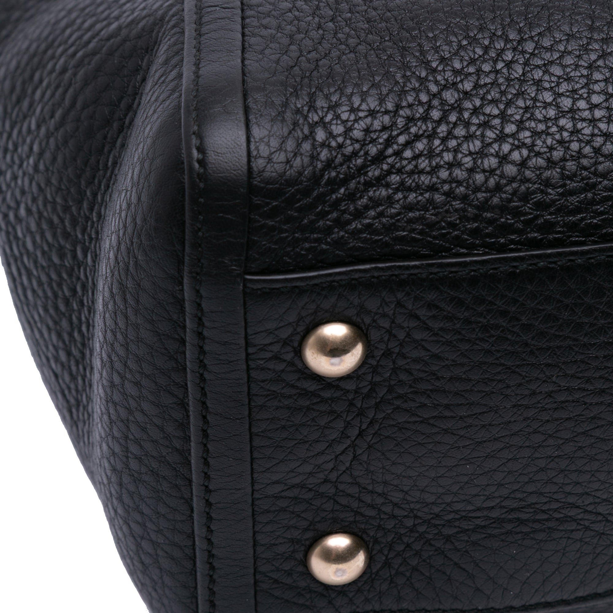 Small Pebbled Leather Soho Cellarius Satchel