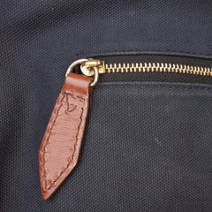 Small Leather Trimmed House Check Canvas Bridle Orchard Satchel