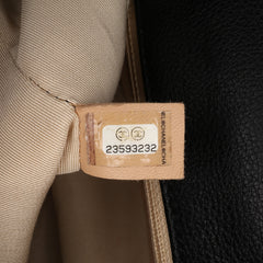 Large Quilted Calfskin Label Click Flap