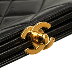 Quilted Lambskin Frame Chain Crossbody