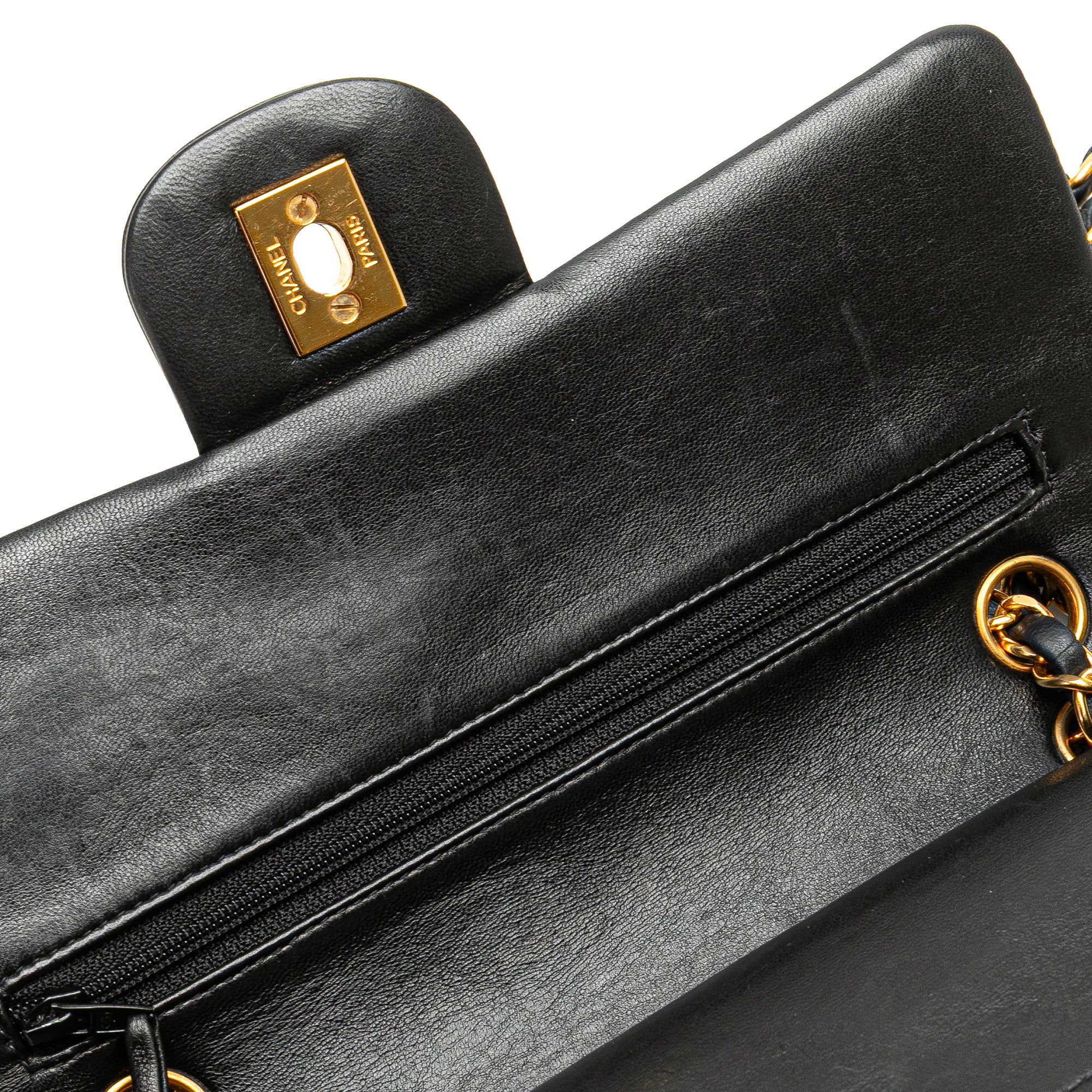 Small Classic Lambskin Double Flap