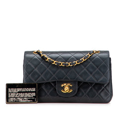Small Classic Lambskin Double Flap