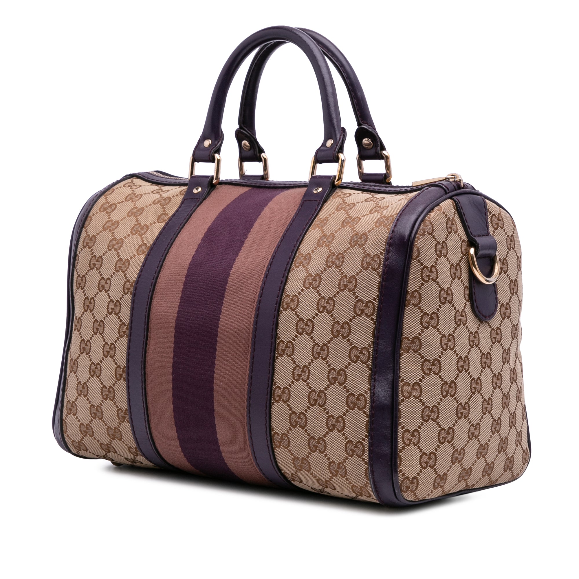 GG Canvas Web Joy Boston Bag