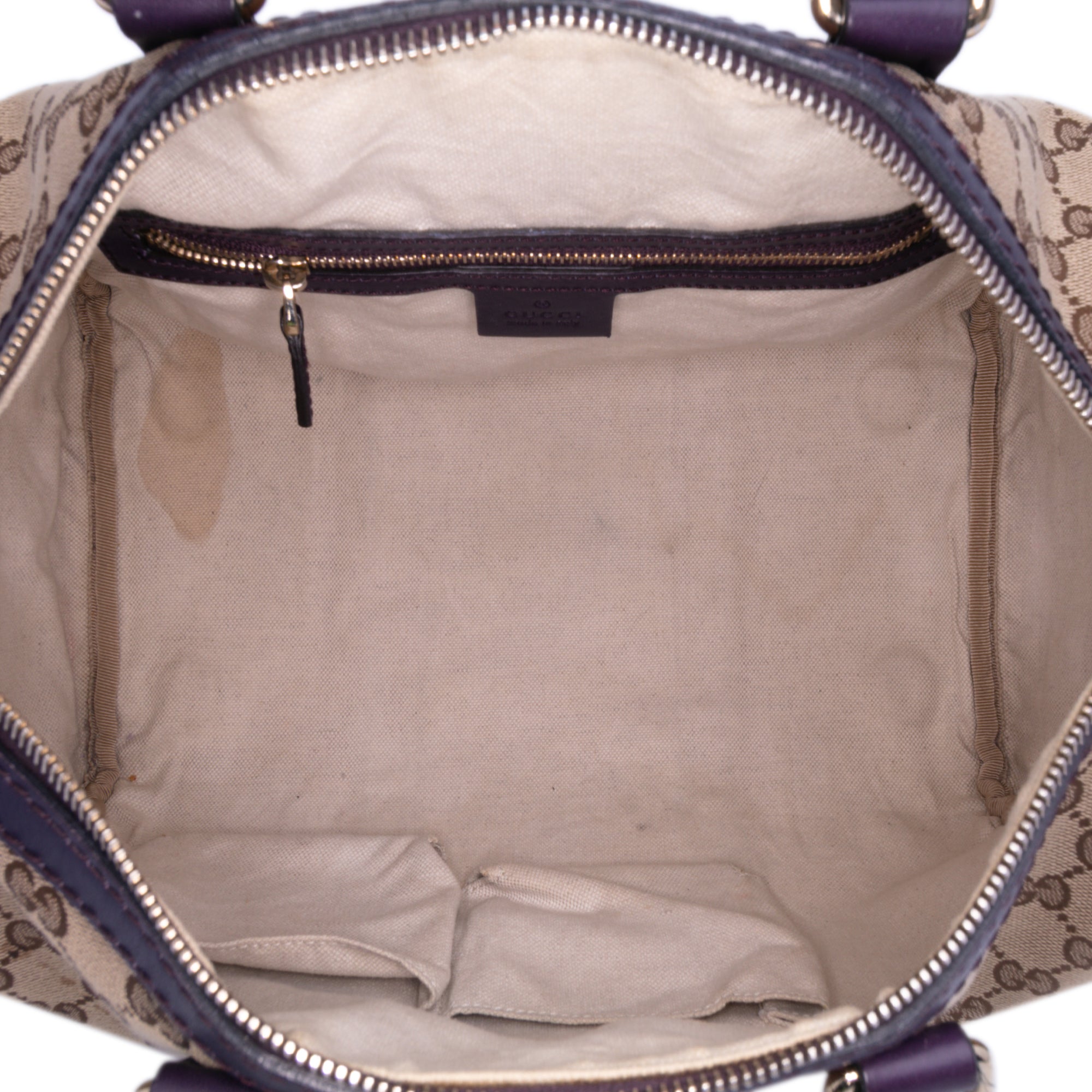 GG Canvas Web Joy Boston Bag