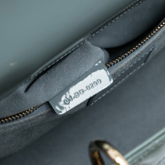 Medium Patent Cannage Lady Dior