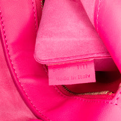 Bicolor Leather Vertical Cabas Tote