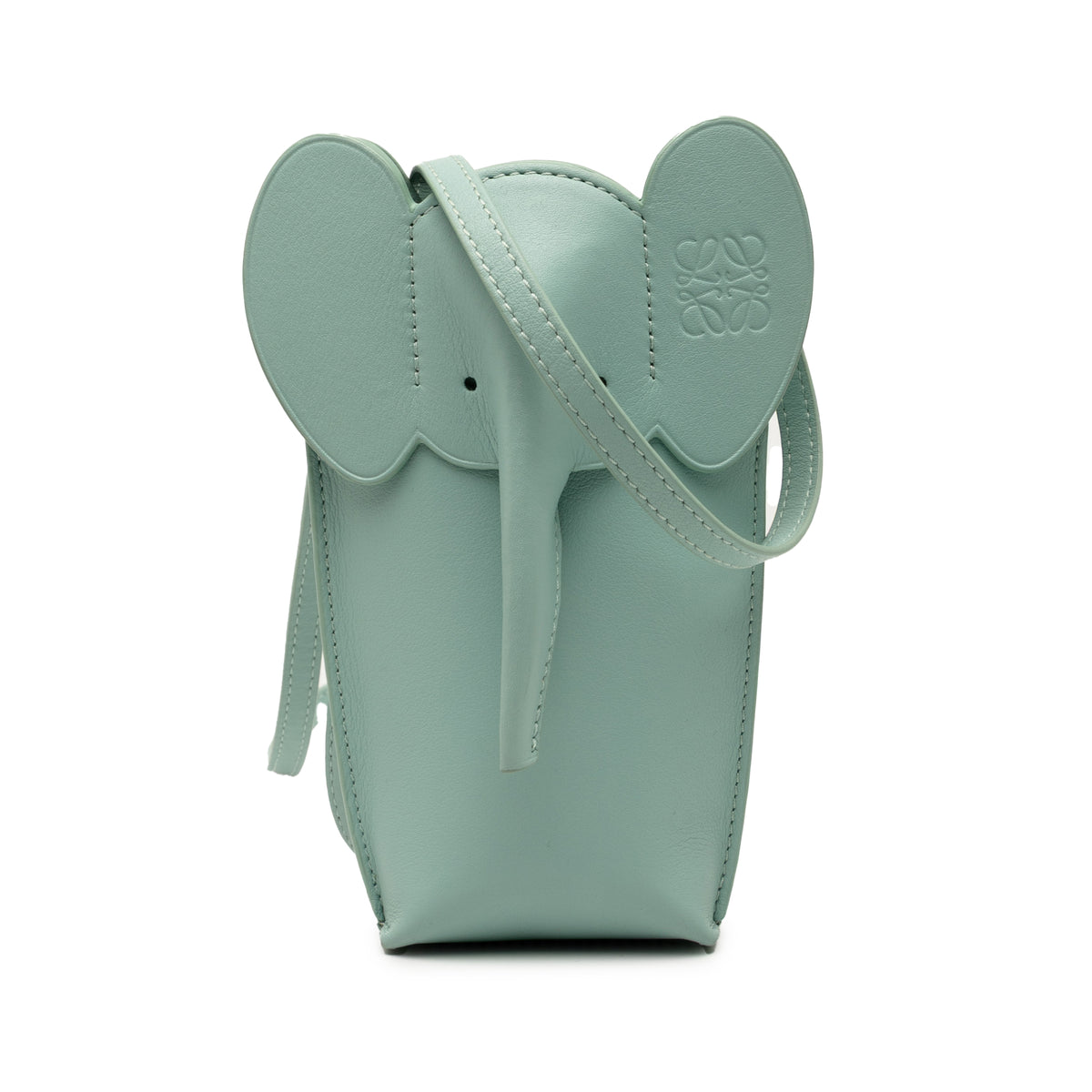 Leather Elephant Pocket Crossbody