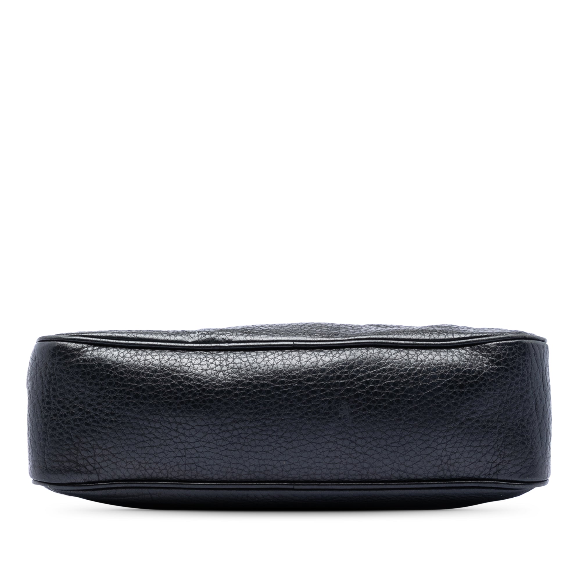 Pebbled Leather Soho Chain Zip Shoulder Bag