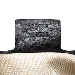 Pebbled Leather Soho Chain Zip Shoulder Bag