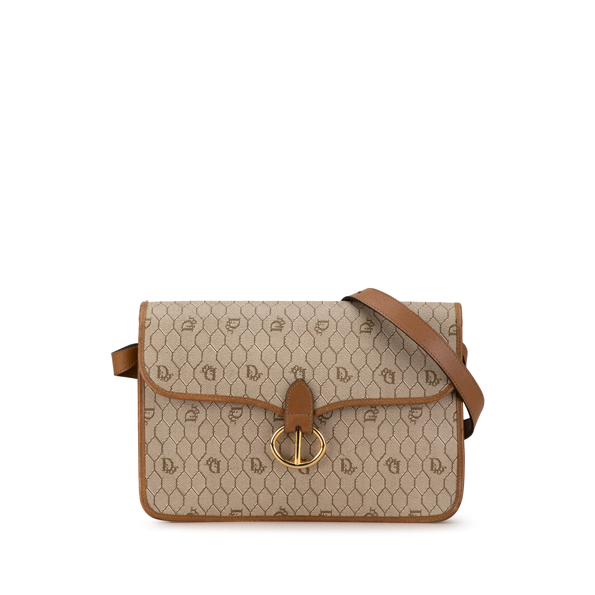 Honeycomb Coated Canvas Crossbody