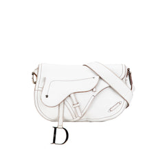 Calfskin Double Saddle Crossbody