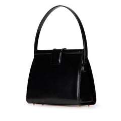 Leather Top Handle Frame Bag