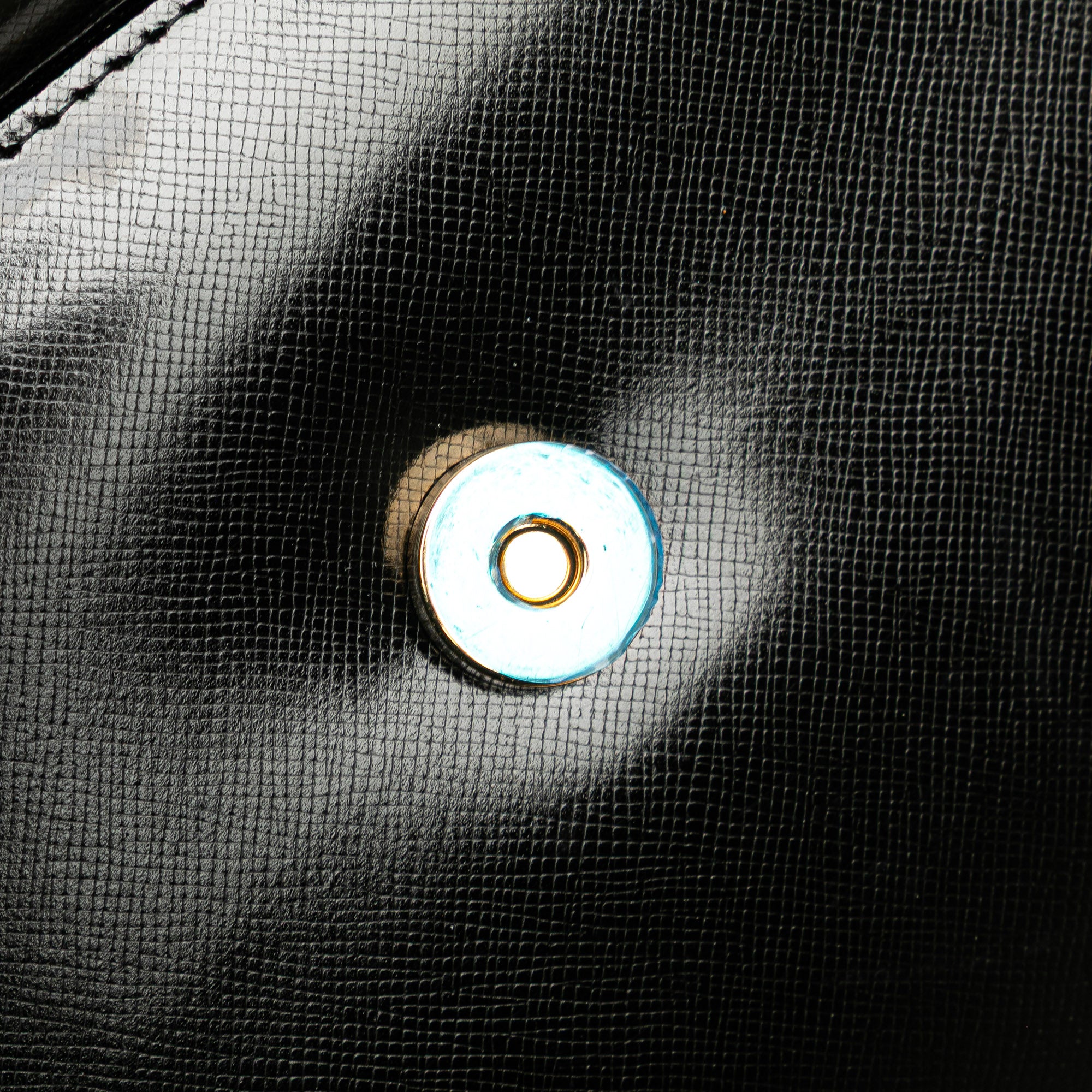 Leather Top Handle Frame Bag
