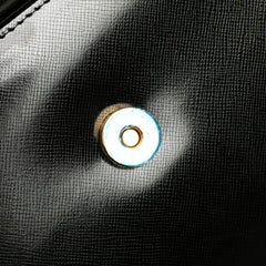 Leather Top Handle Frame Bag