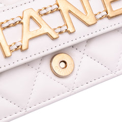 Medium Quilted Calfskin Enchained Flap