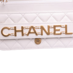 Medium Quilted Calfskin Enchained Flap