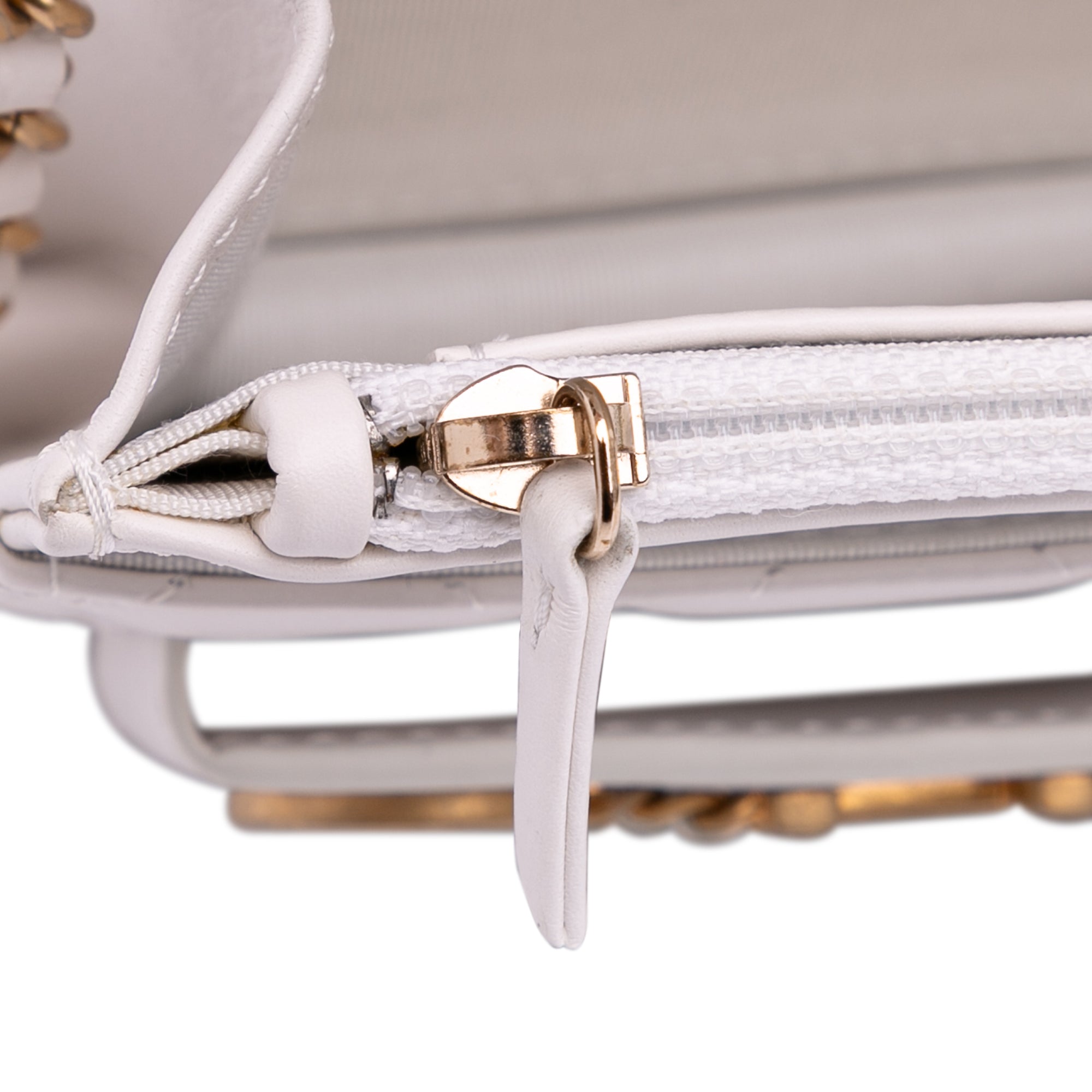 Medium Quilted Calfskin Enchained Flap