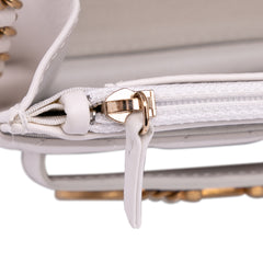 Medium Quilted Calfskin Enchained Flap