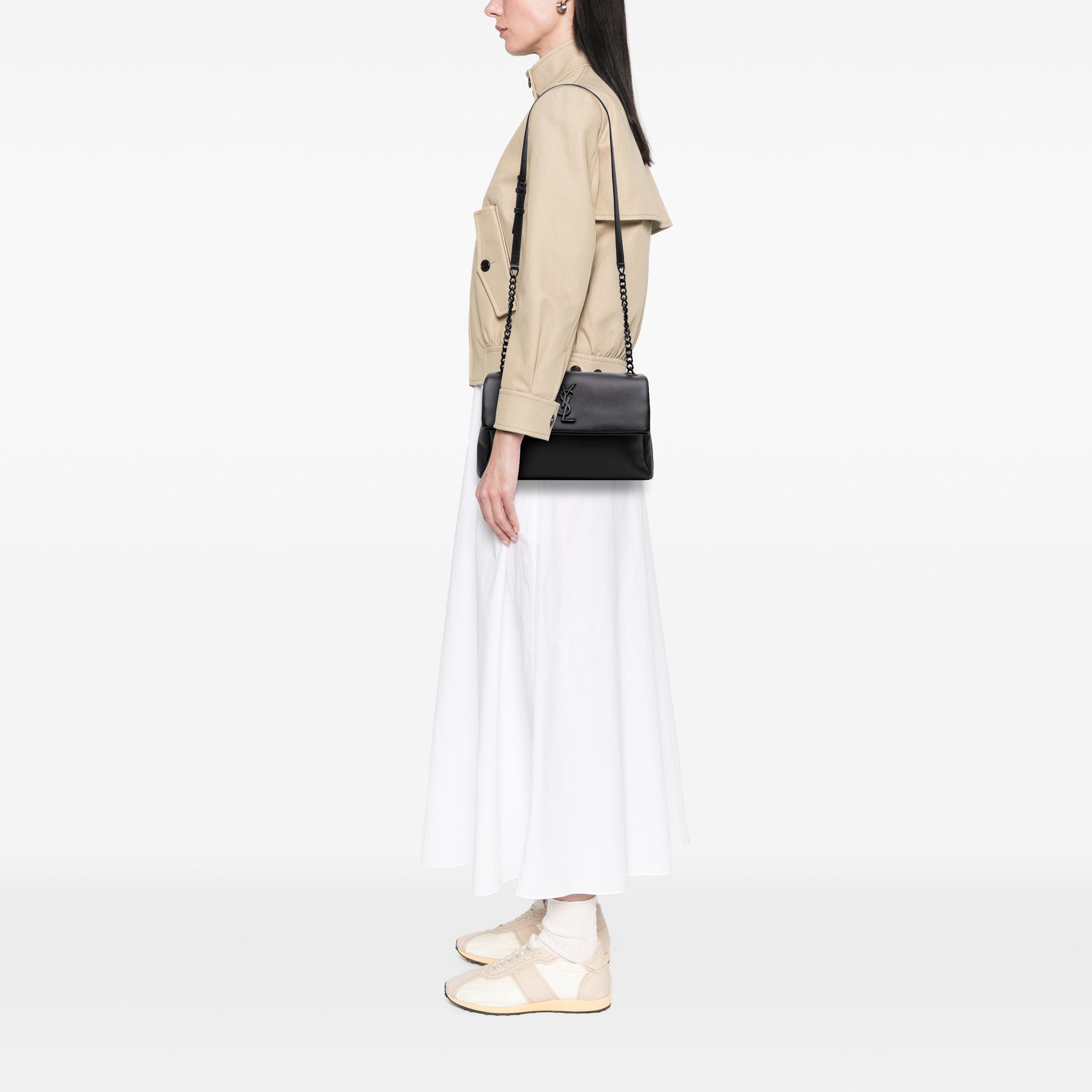 Medium Grain De Poudre West Hollywood Crossbody