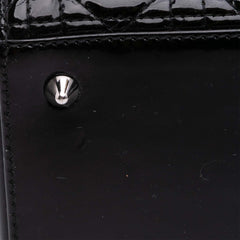 Medium Patent Cannage Lady Dior