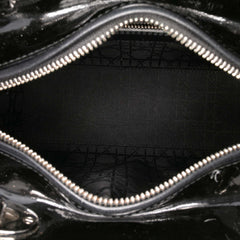 Medium Patent Cannage Lady Dior