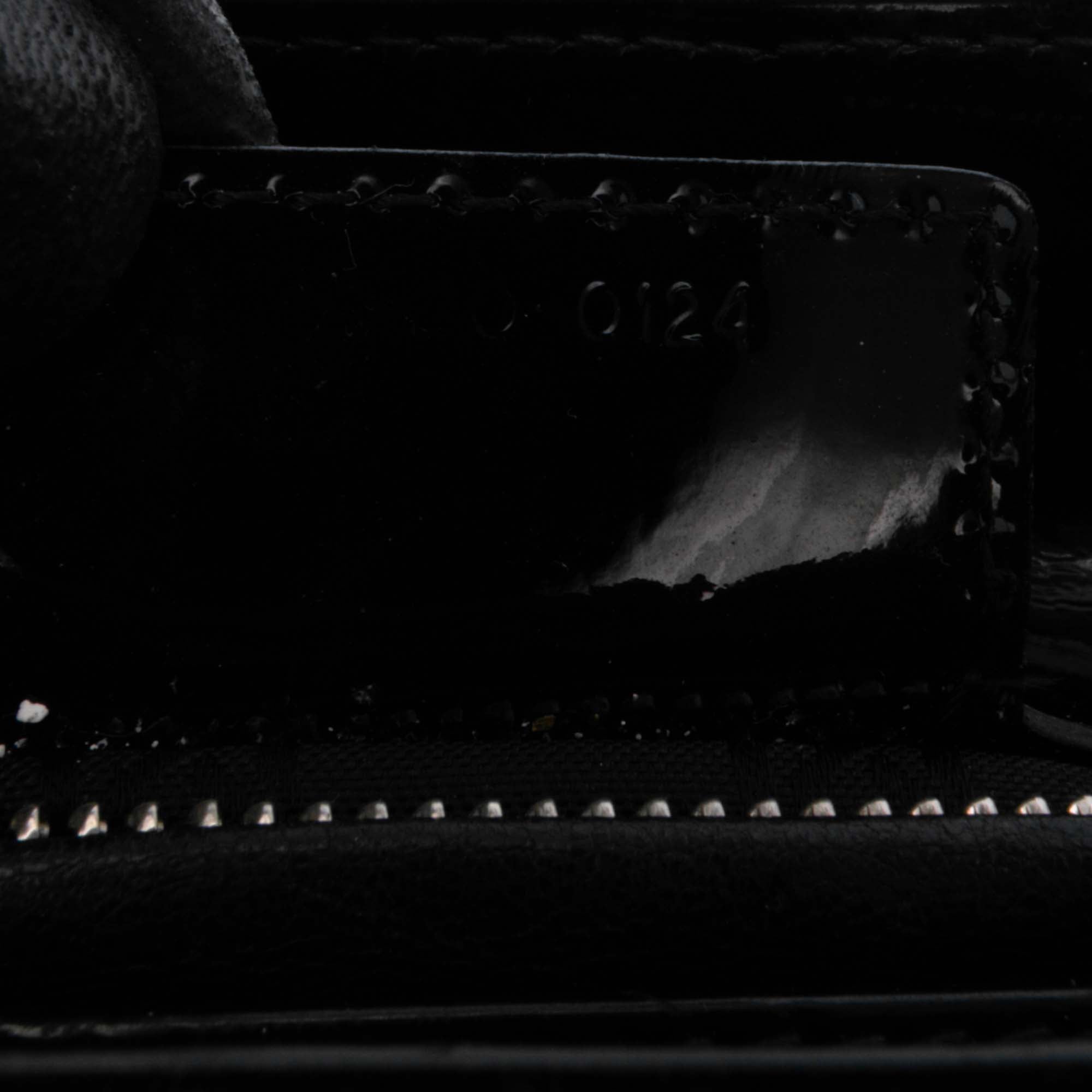 Medium Patent Cannage Lady Dior
