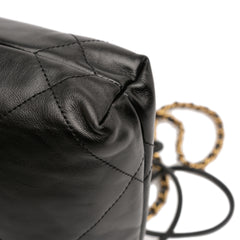 Mini Shiny Calfskin 22 Handbag